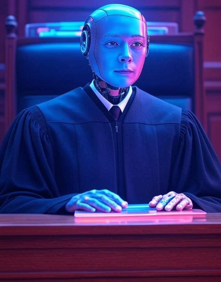 robot ia justicia derecho digital