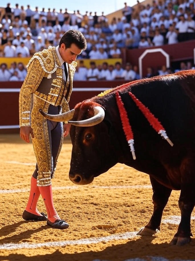 tauromaquia plaza de toros torero y toro en españa
